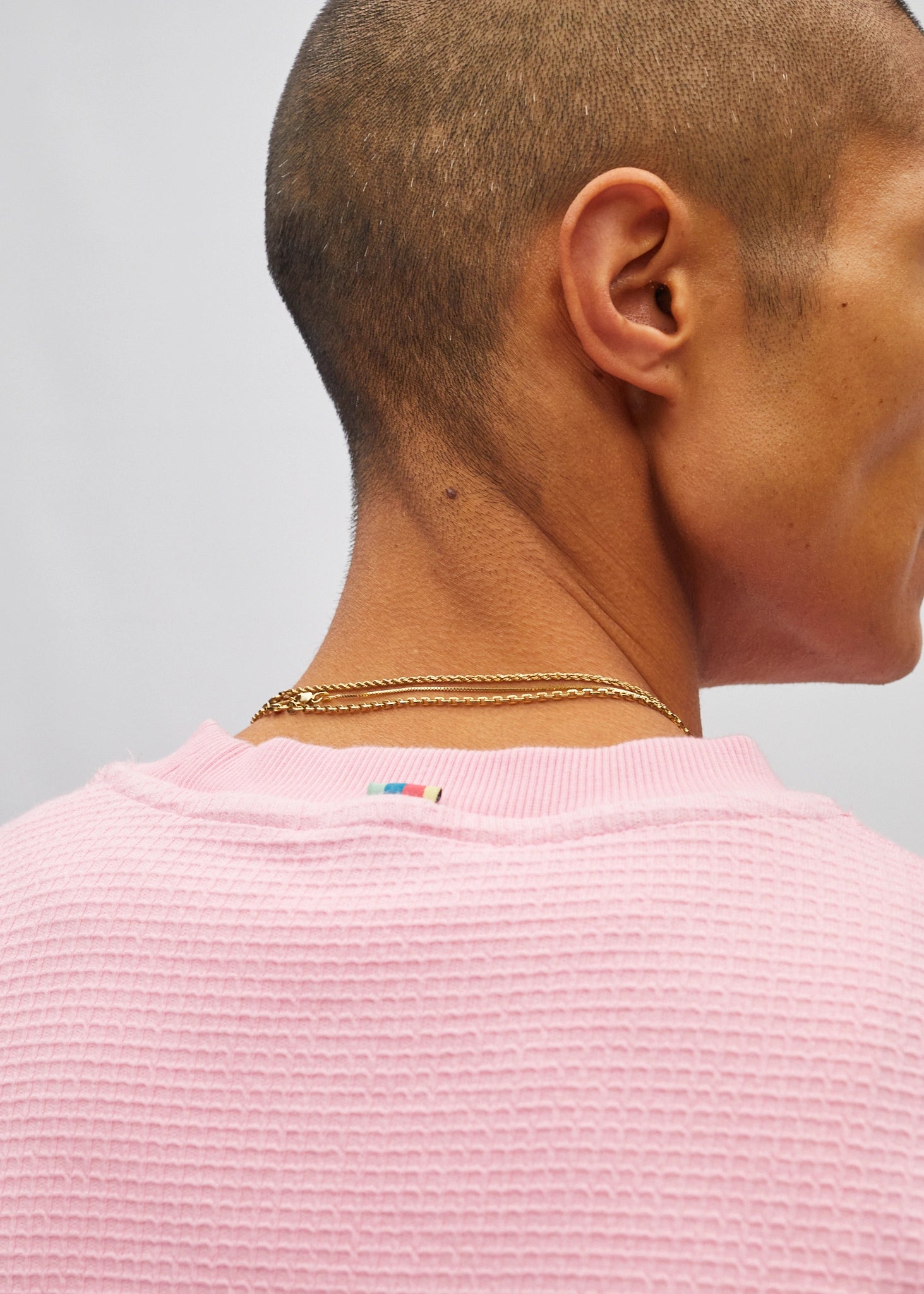 Cropped Waffle Longsleeve