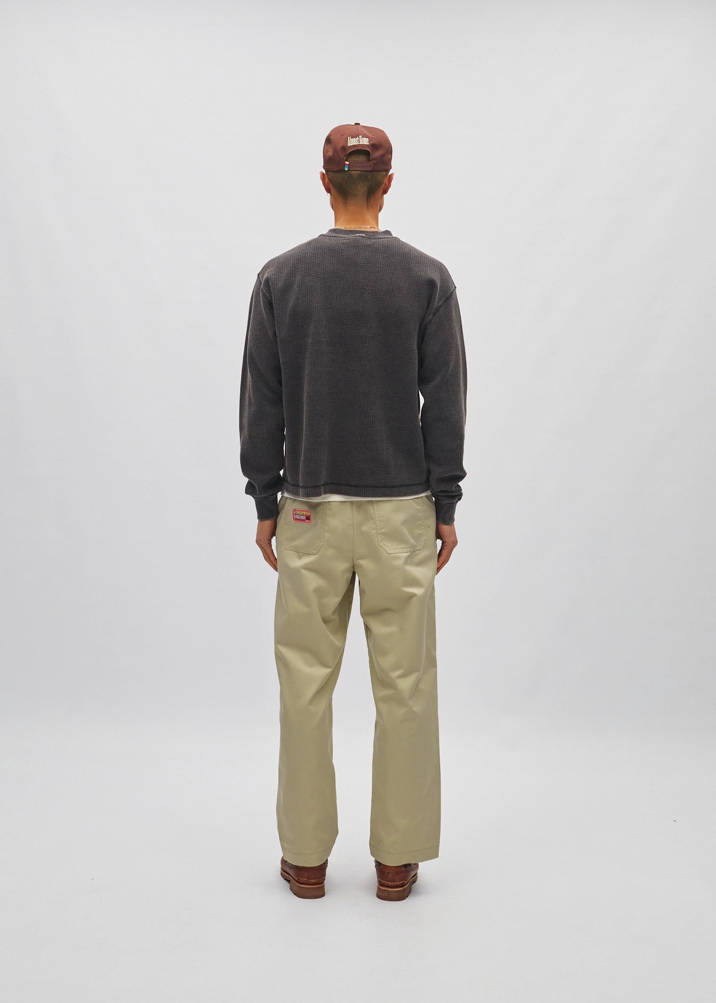 Cropped Waffle Longsleeve