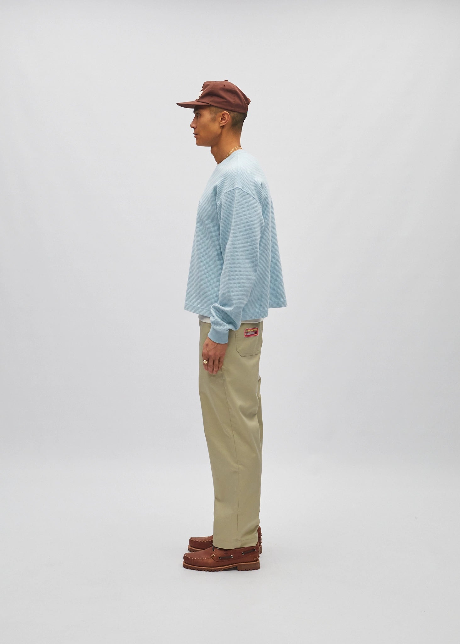 Cropped Waffle Longsleeve