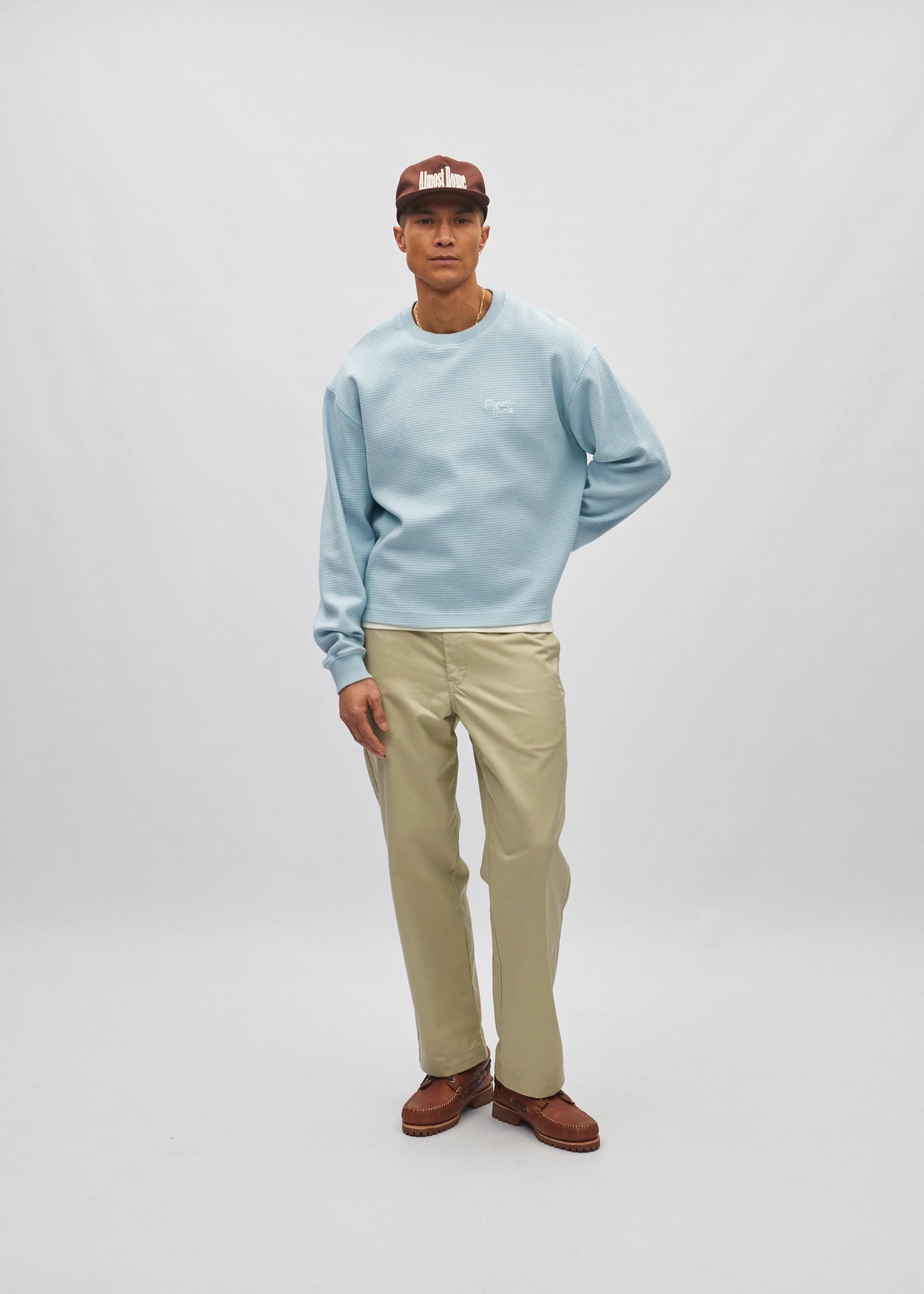 Cropped Waffle Longsleeve