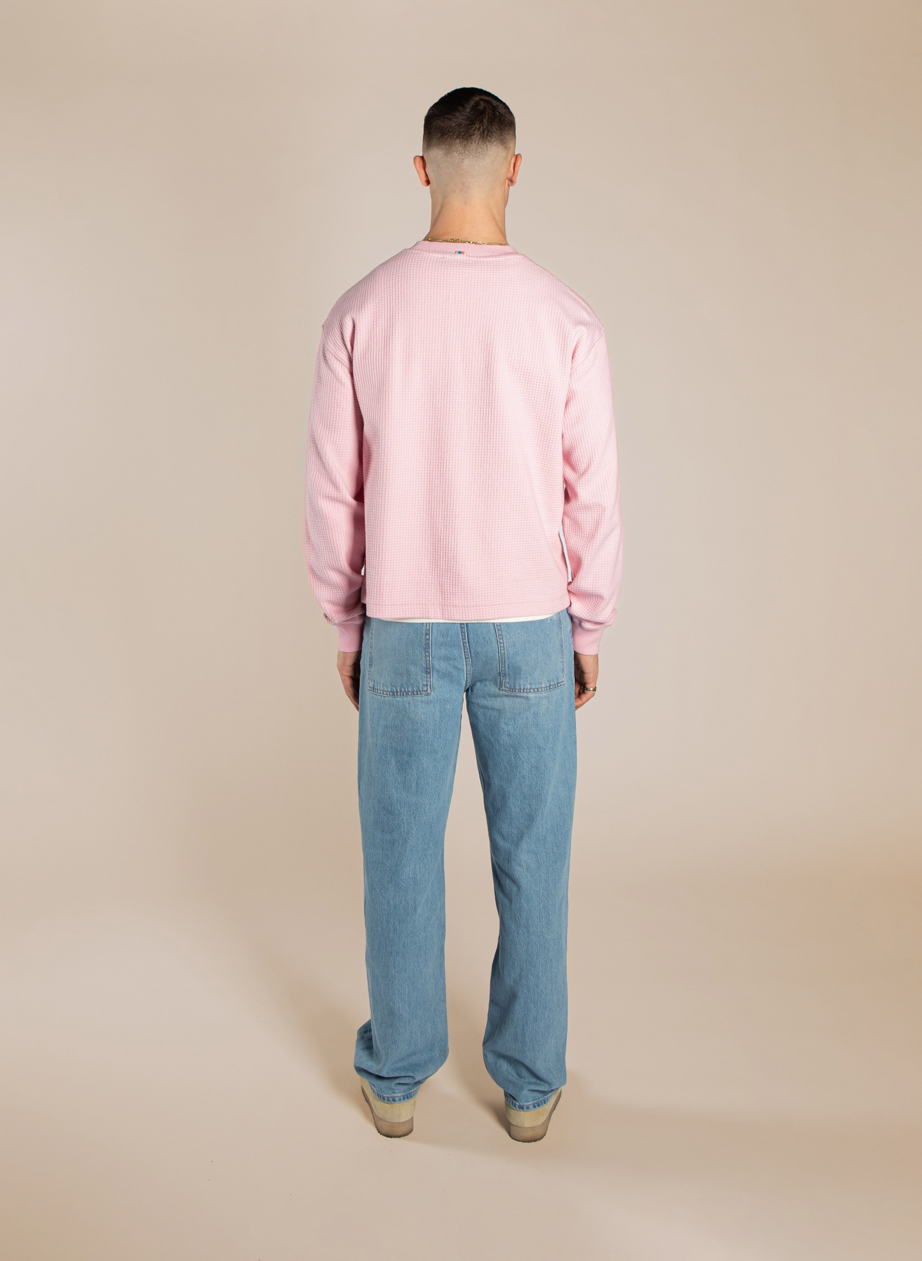 Cropped Waffle Longsleeve