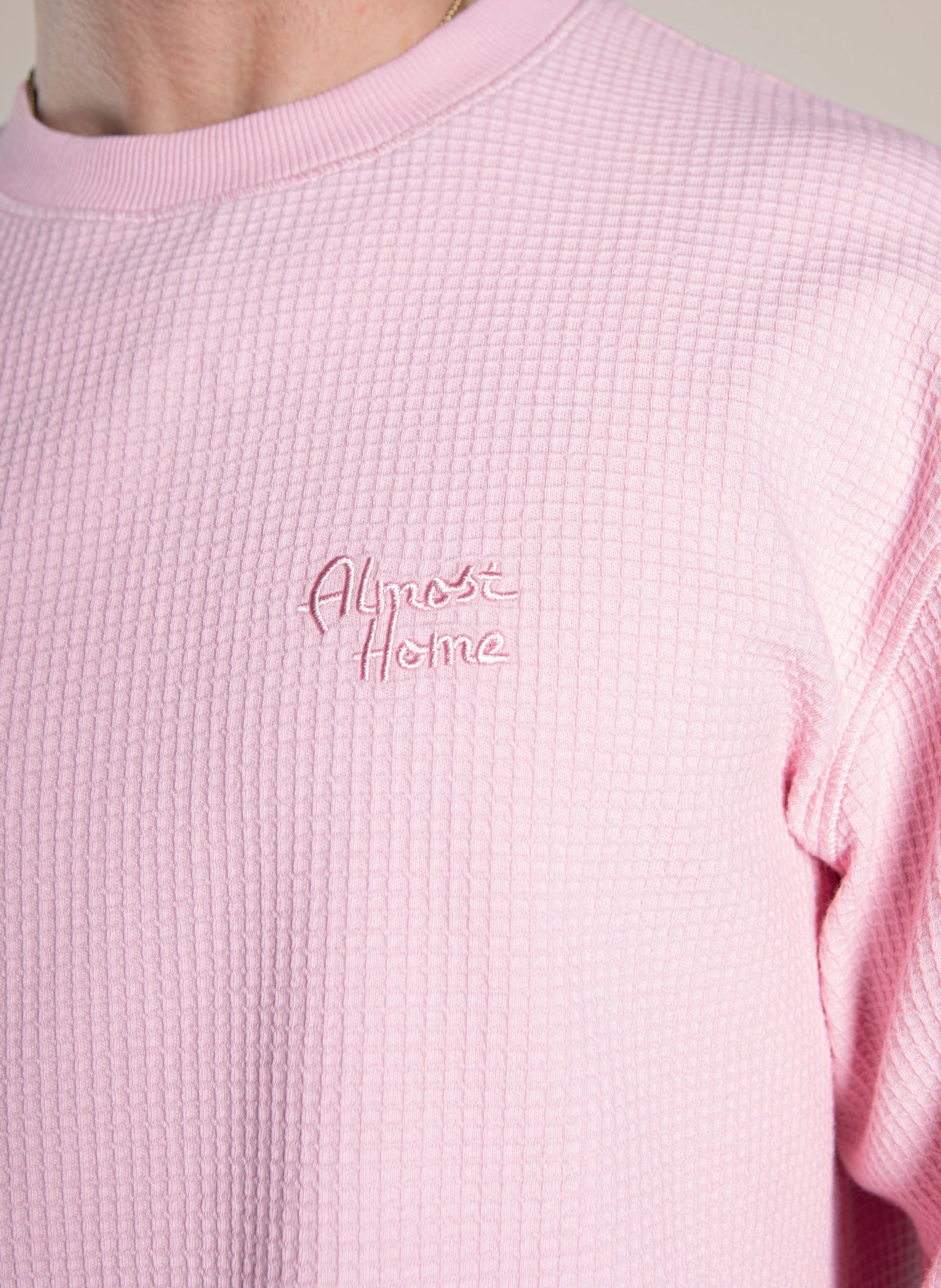 Cropped Waffle Longsleeve