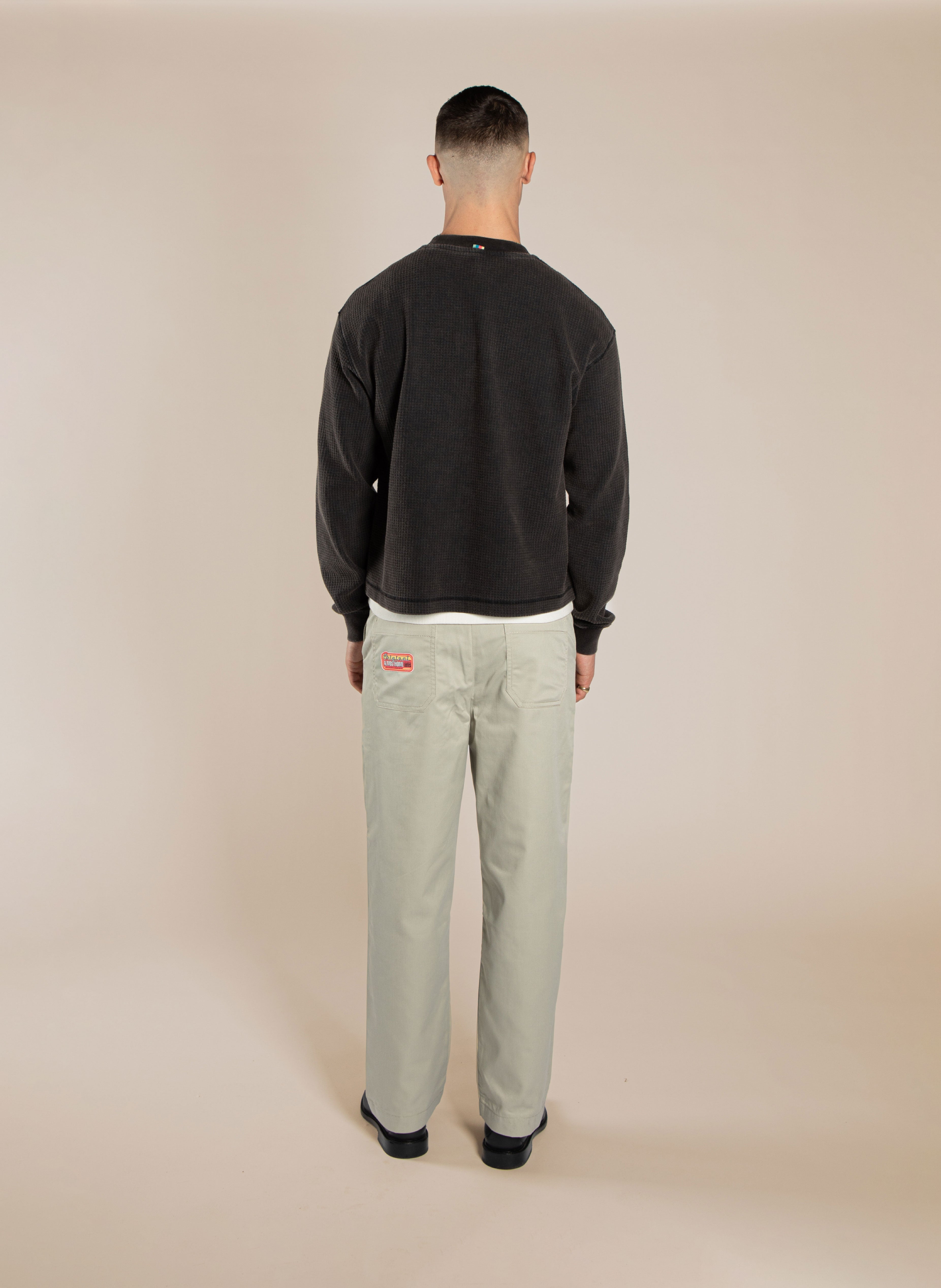 Cropped Waffle Longsleeve