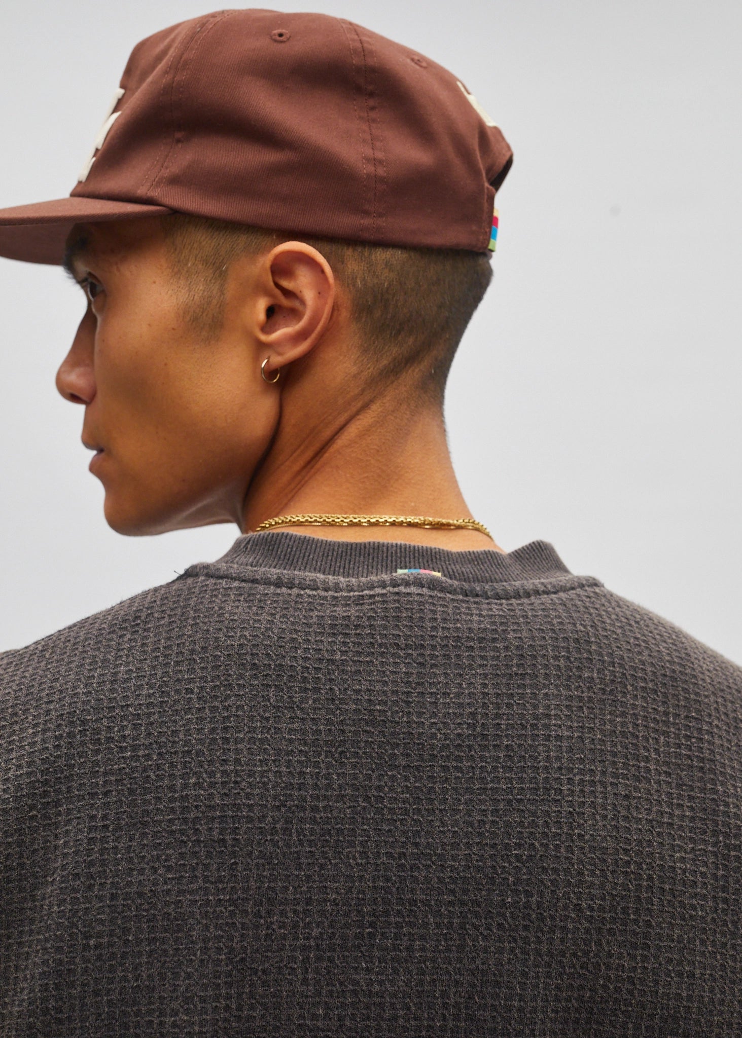 Cropped Waffle Longsleeve